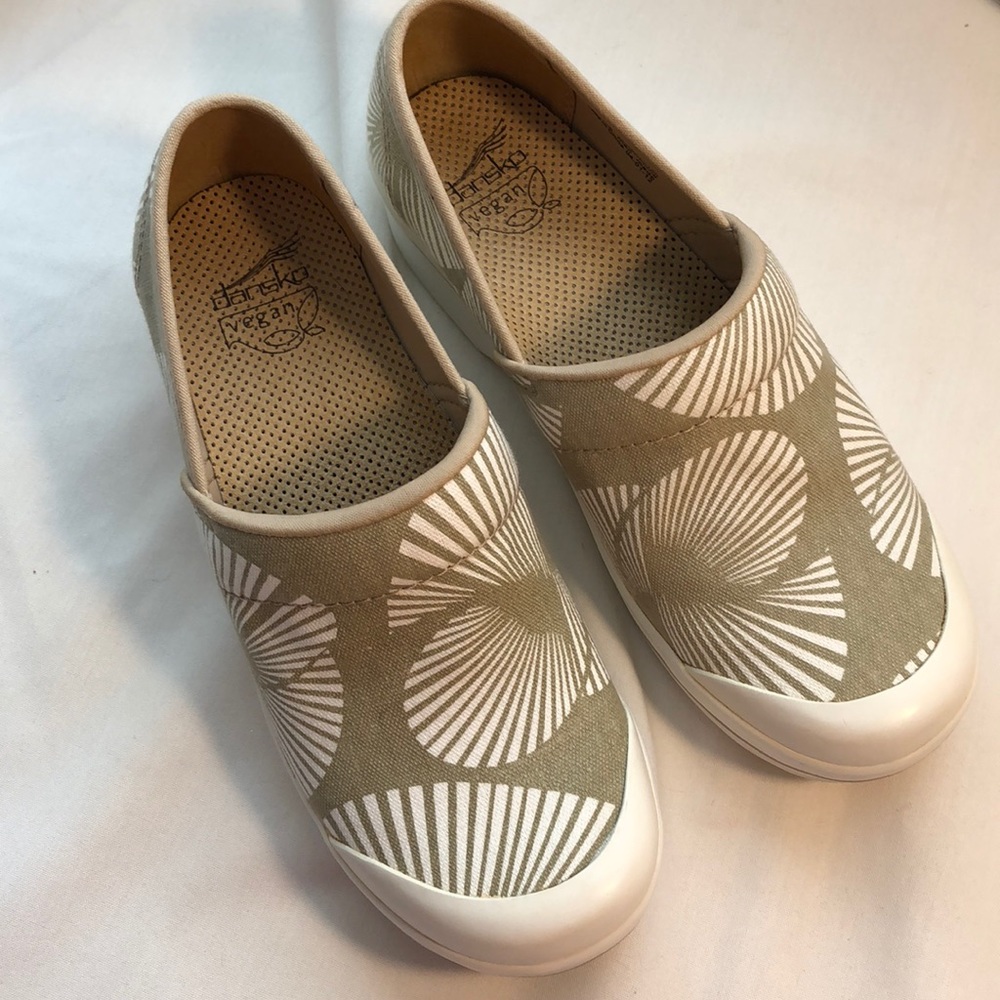 Dansko Vegan Canvas Slip Ons